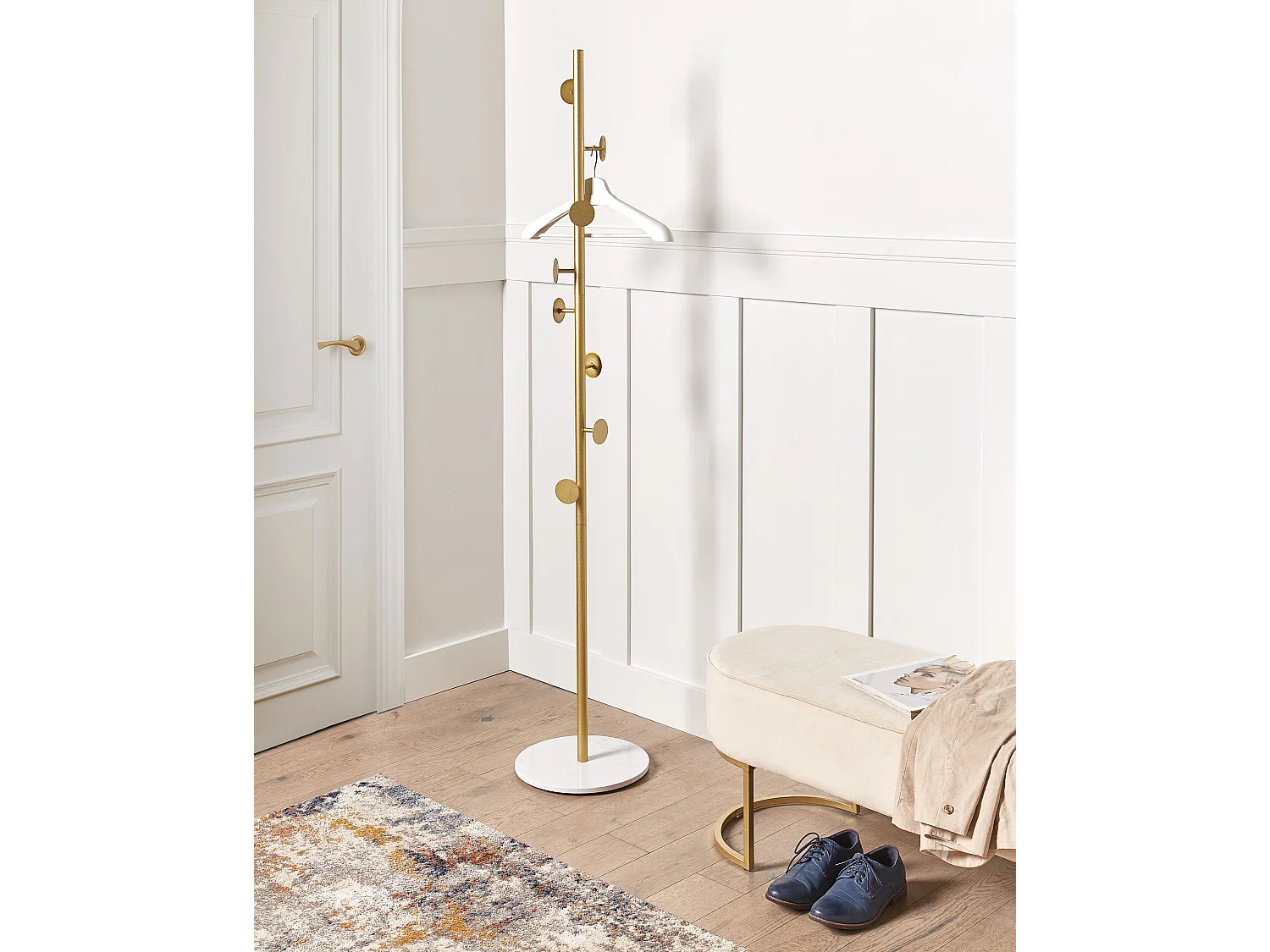 Porte-manteau NOTUS Doré