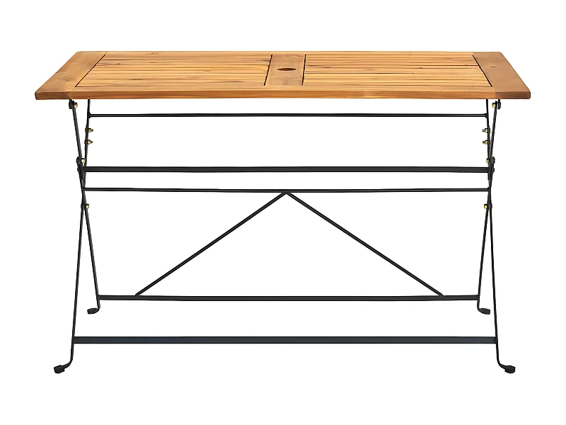 Veli  Klappbarer Gartentisch 120x70x74 cm Massivholz Akazie