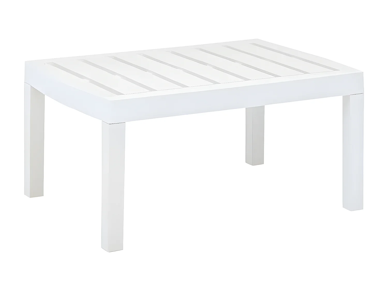 Claire-Odélie  Tuintafel 78x55x38 cm kunststof wit