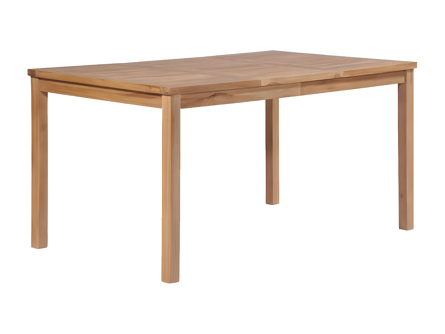 Yvlen  Table de jardin 150x90x77 cm Bois de teck solide