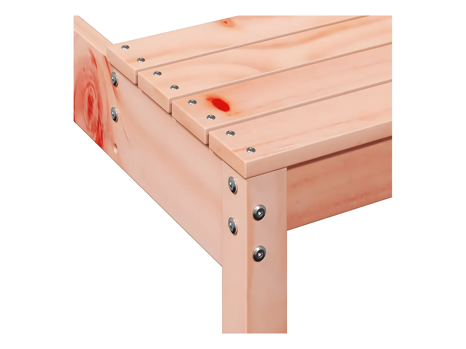 Horrin  Picknicktisch 110x134x75 cm Massivholz Douglasie