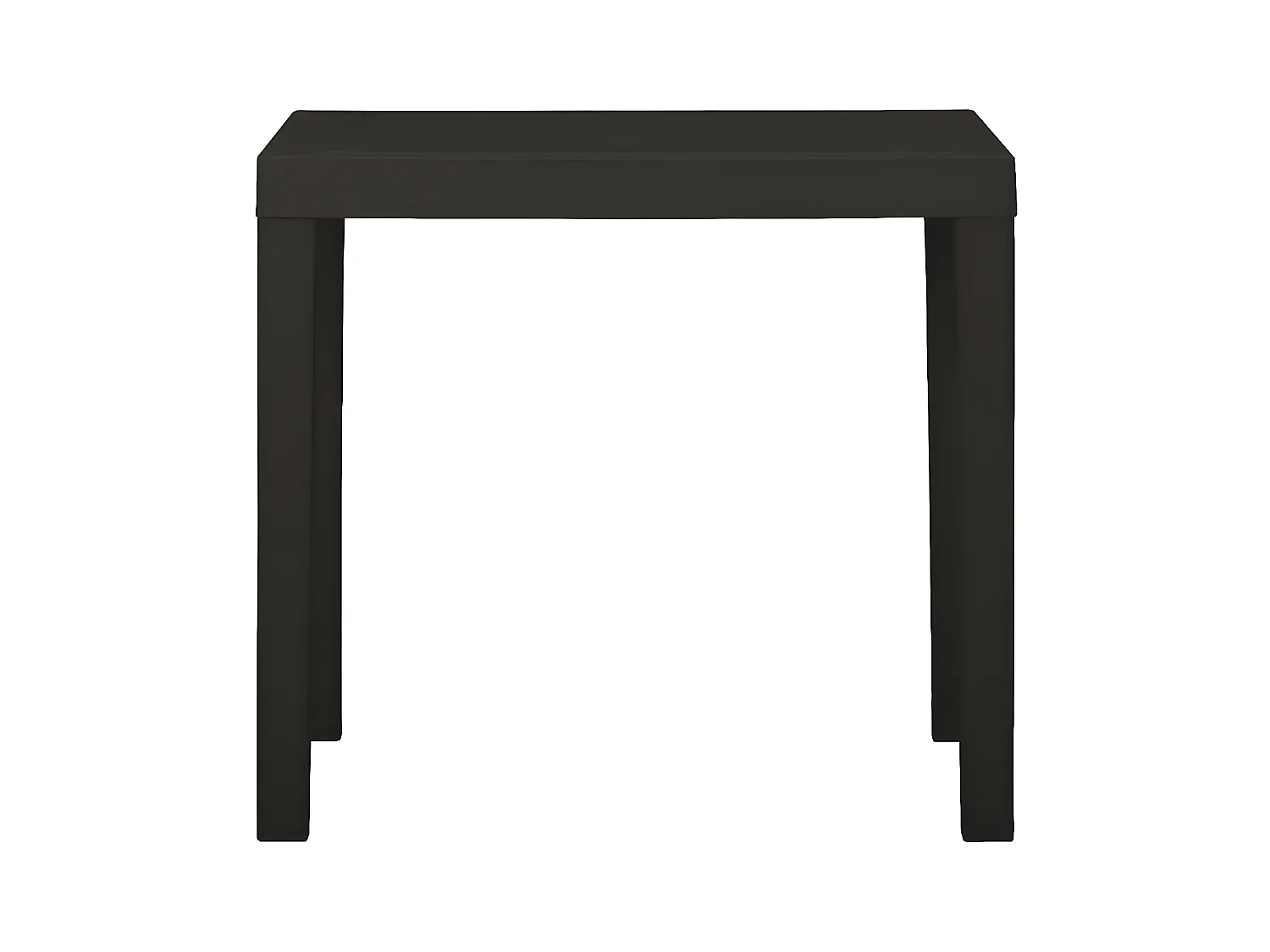 Garden Furniture -  Tuintafel 79x65x72 cm kunststof antracietkleurig