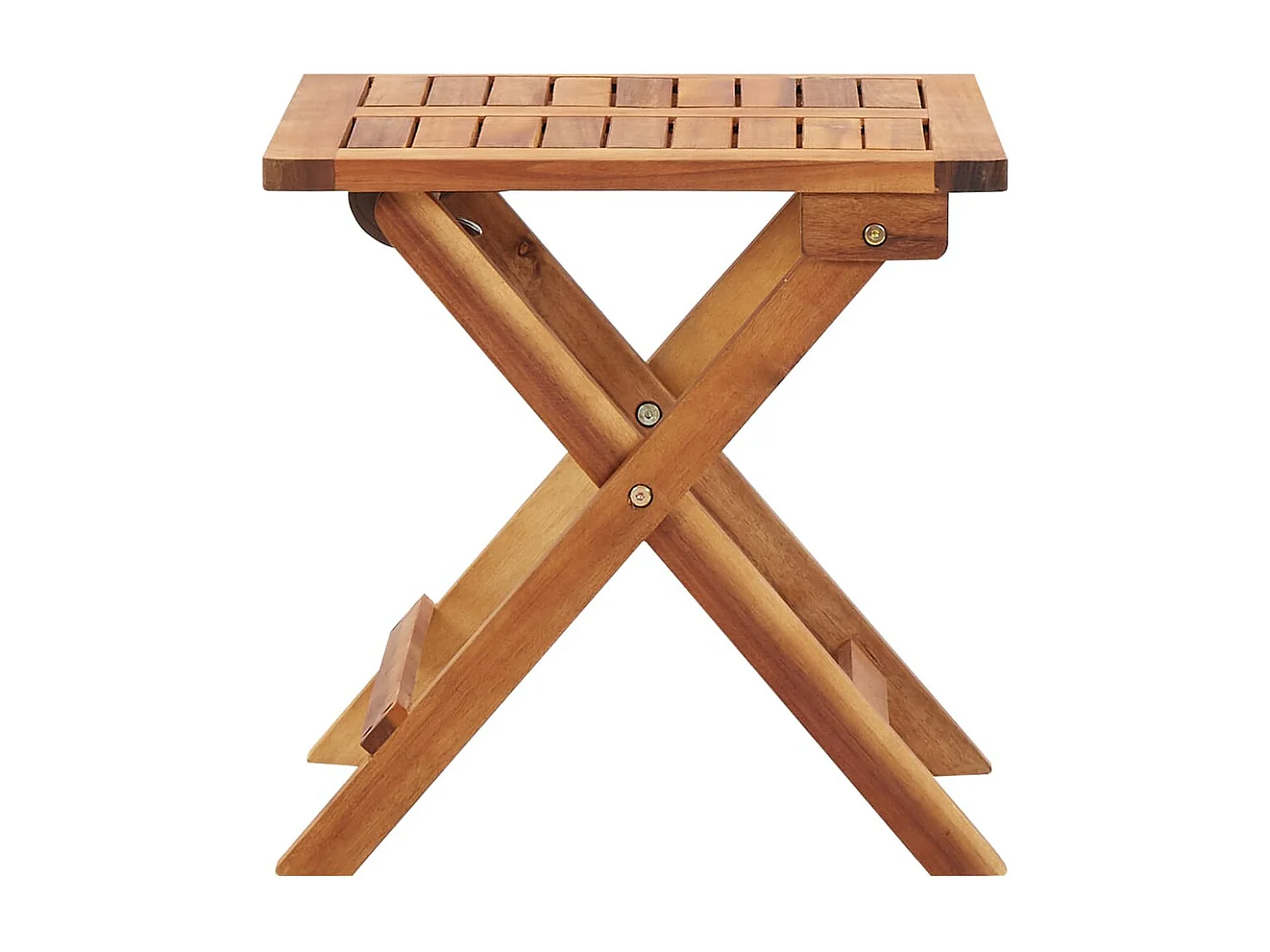 Garden Furniture -  Garten-Couchtisch Klappbar 40x40x40 cm Massivholz Akazie