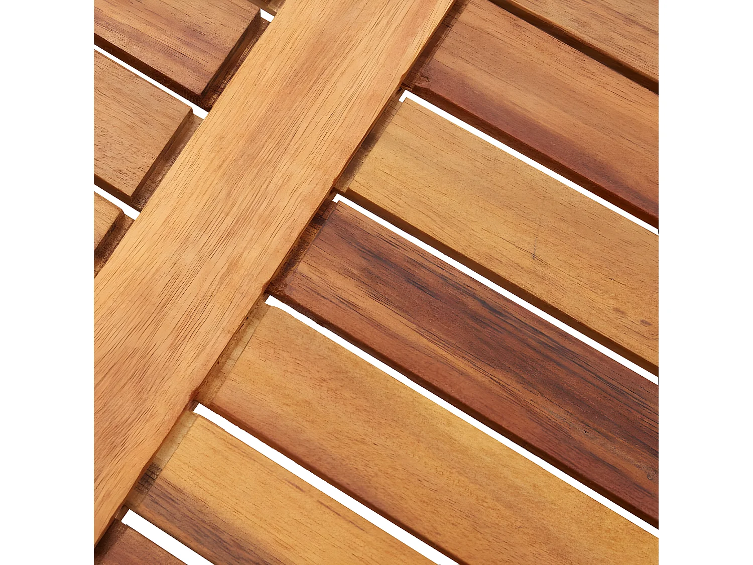 Garden Furniture -  Garten-Couchtisch Klappbar 40x40x40 cm Massivholz Akazie