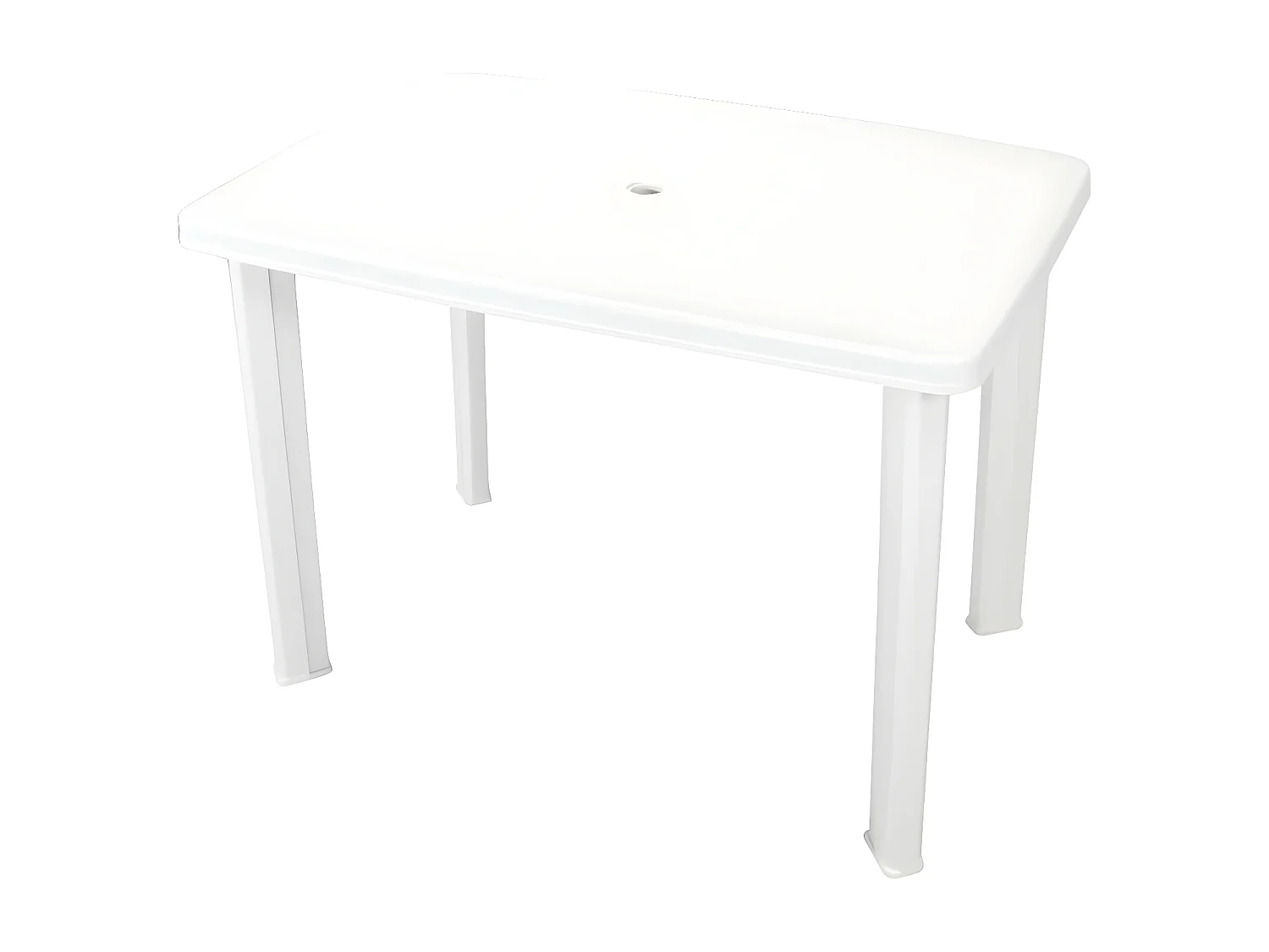 Taha  Tuintafel 101x68x72 cm kunststof wit