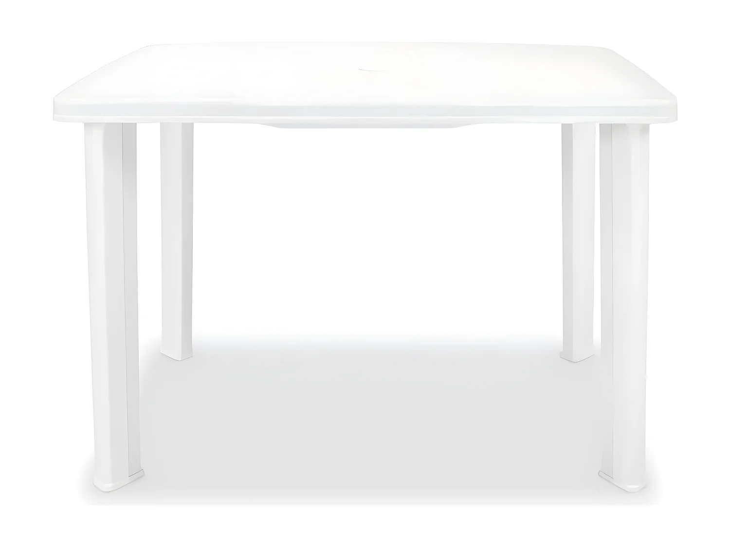 Taha  Tuintafel 101x68x72 cm kunststof wit