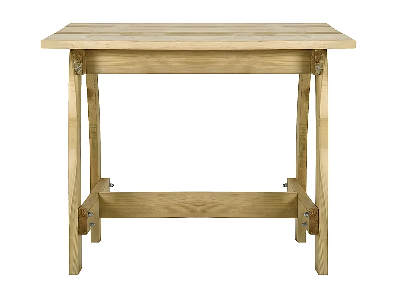 Thordir  Table de jardin 110x74x75 cm Bois de pin imprégné