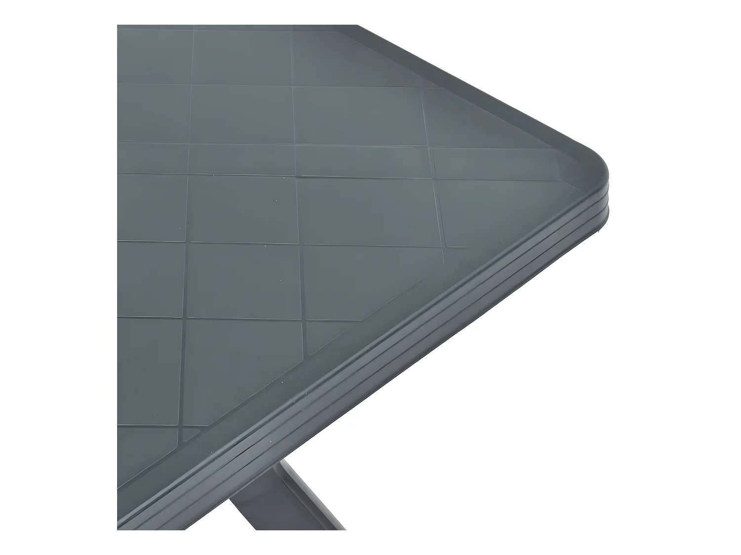 Claire-Frédérique-Marie  Bistrotafel 70x70x72 cm kunststof antraciet