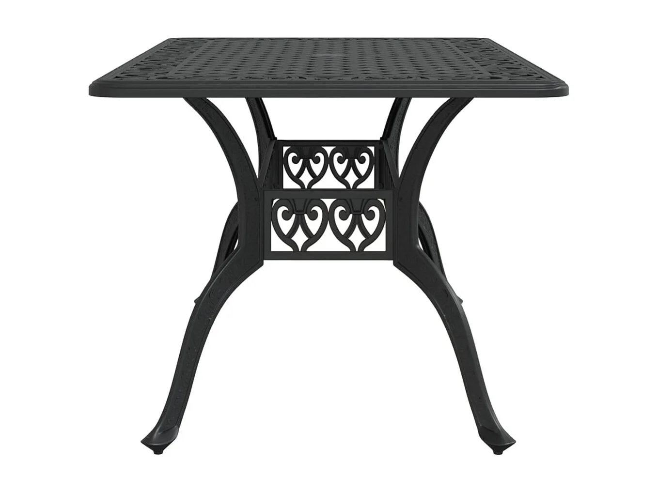 Alesra  Tuintafel 150x90x72 cm gietaluminium zwart