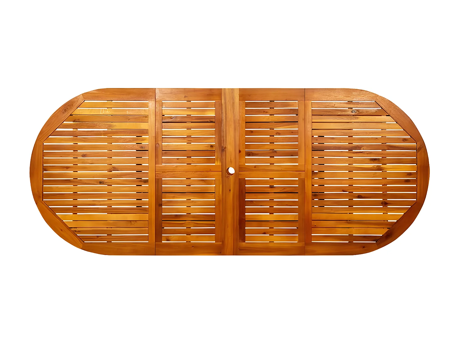 Wyril  Garten-Esstisch (160-240)x100x75 cm Massivholz Akazie