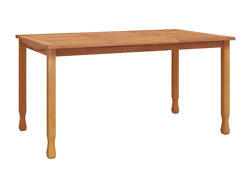 Runaal  Garten-Esstisch 150x90x75 cm Massivholz Teak