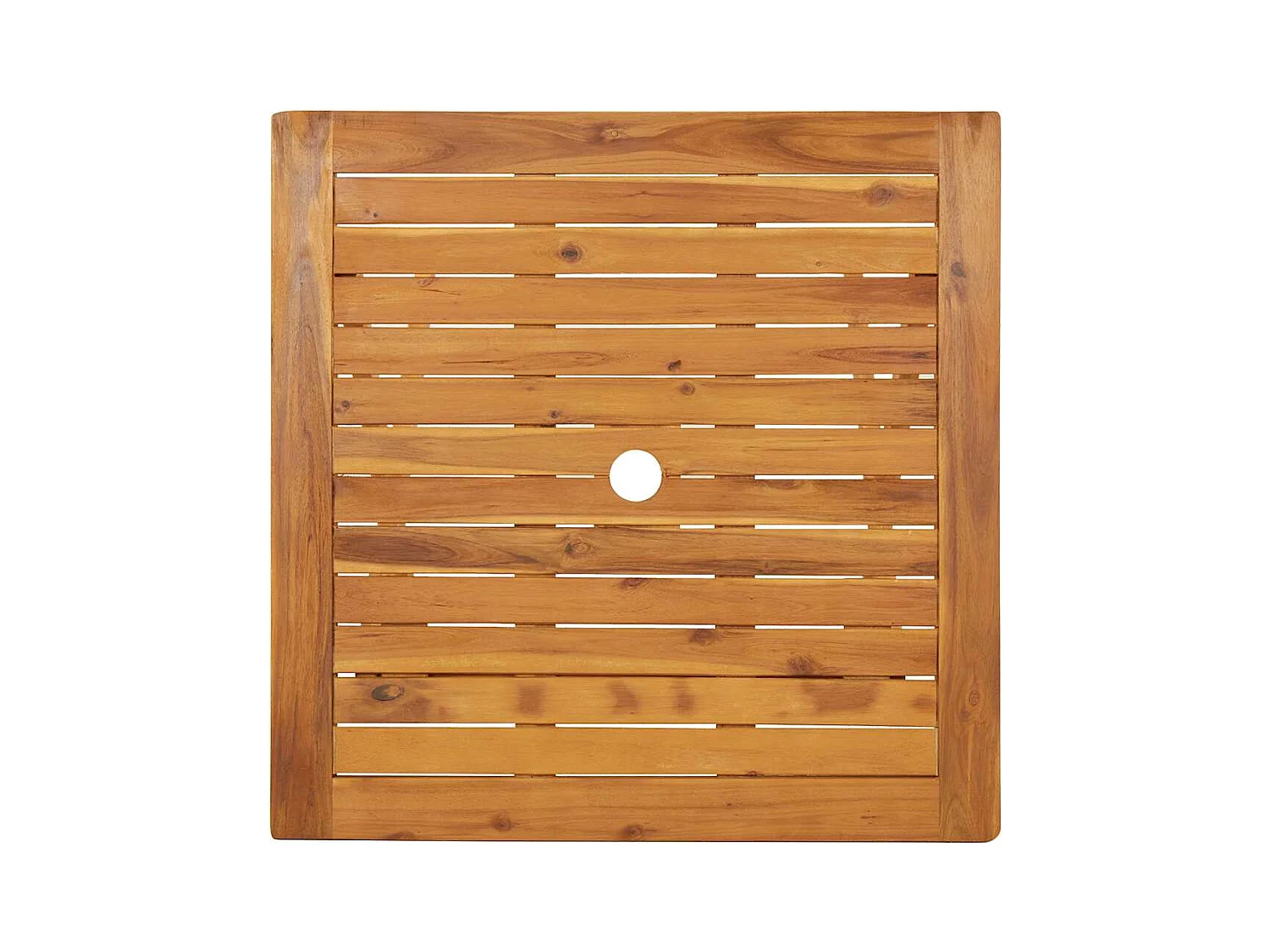 Jeanne-Véronique  Gartentisch Klappbar 70x70x75 cm Massivholz Akazie