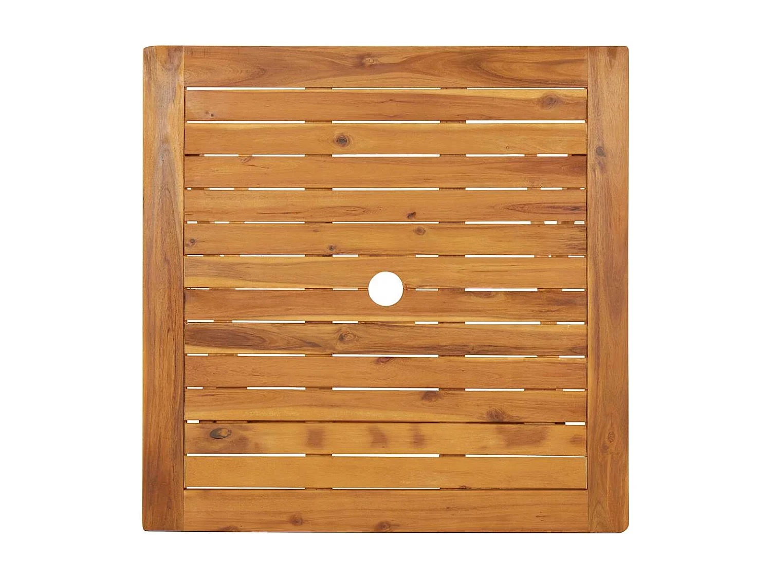 Jeanne-Véronique  Table pliable de jardin 70x70x75 cm Bois d'acacia massif