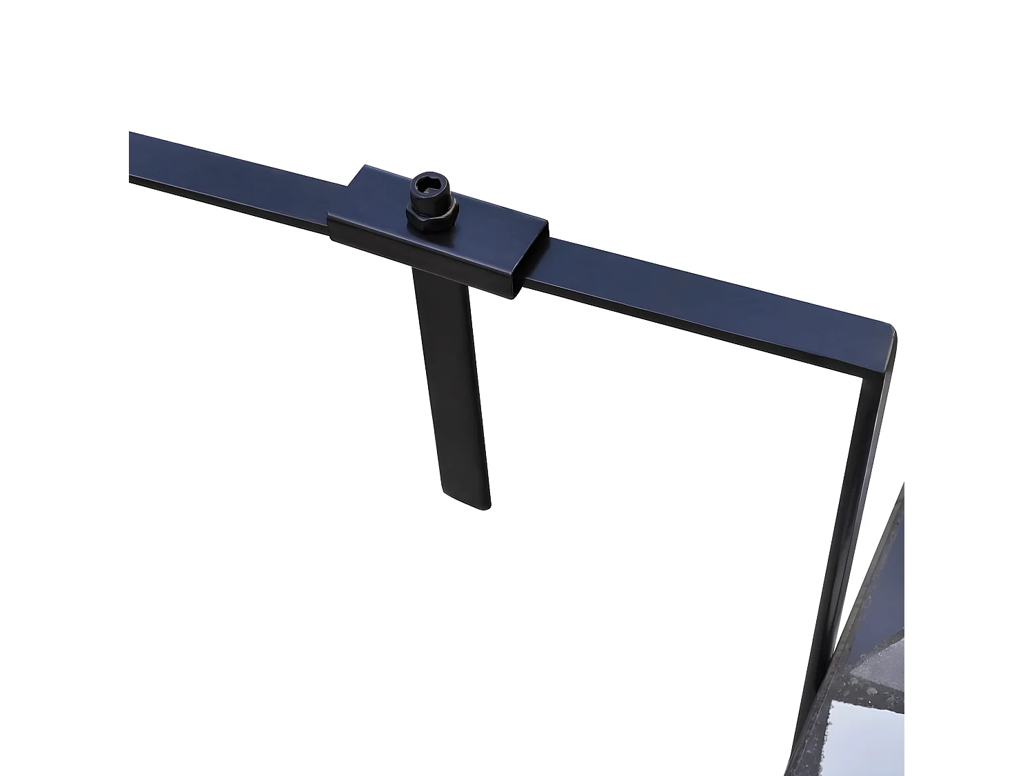 Tove Marie  Balkonhängetisch Mosaik Schwarz und Weiß