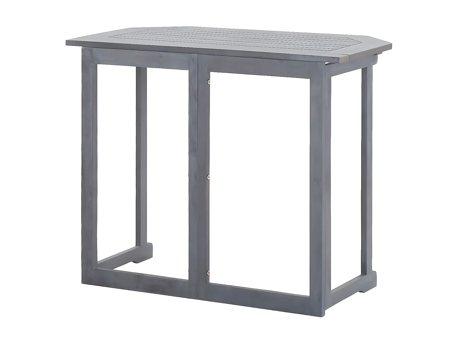 My  Table pliable de balcon 90x50x74 cm Bois d'acacia massif