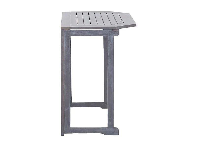 My  Table pliable de balcon 90x50x74 cm Bois d'acacia massif