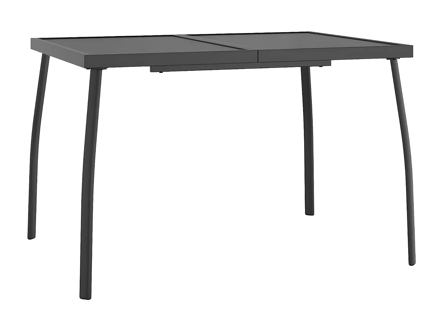 Ikast  Table de jardin anthracite 110x80x72 cm Treillis d'acier