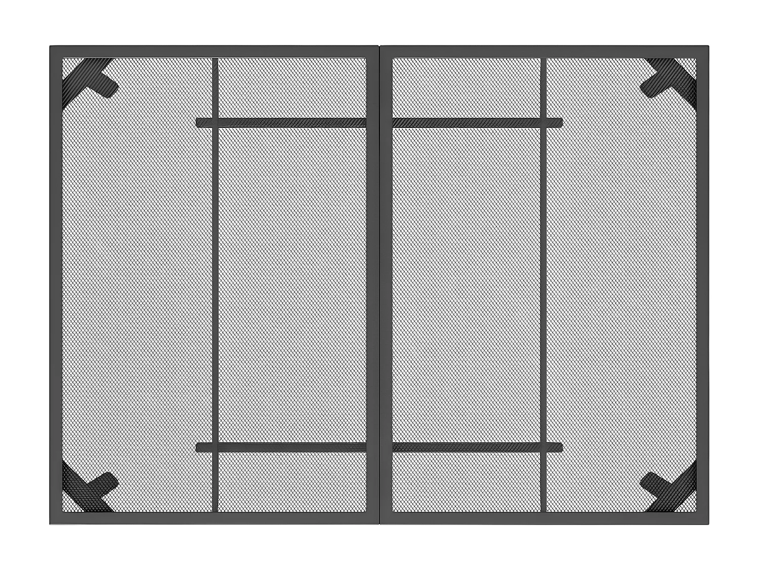 Ikast  Table de jardin anthracite 110x80x72 cm Treillis d'acier