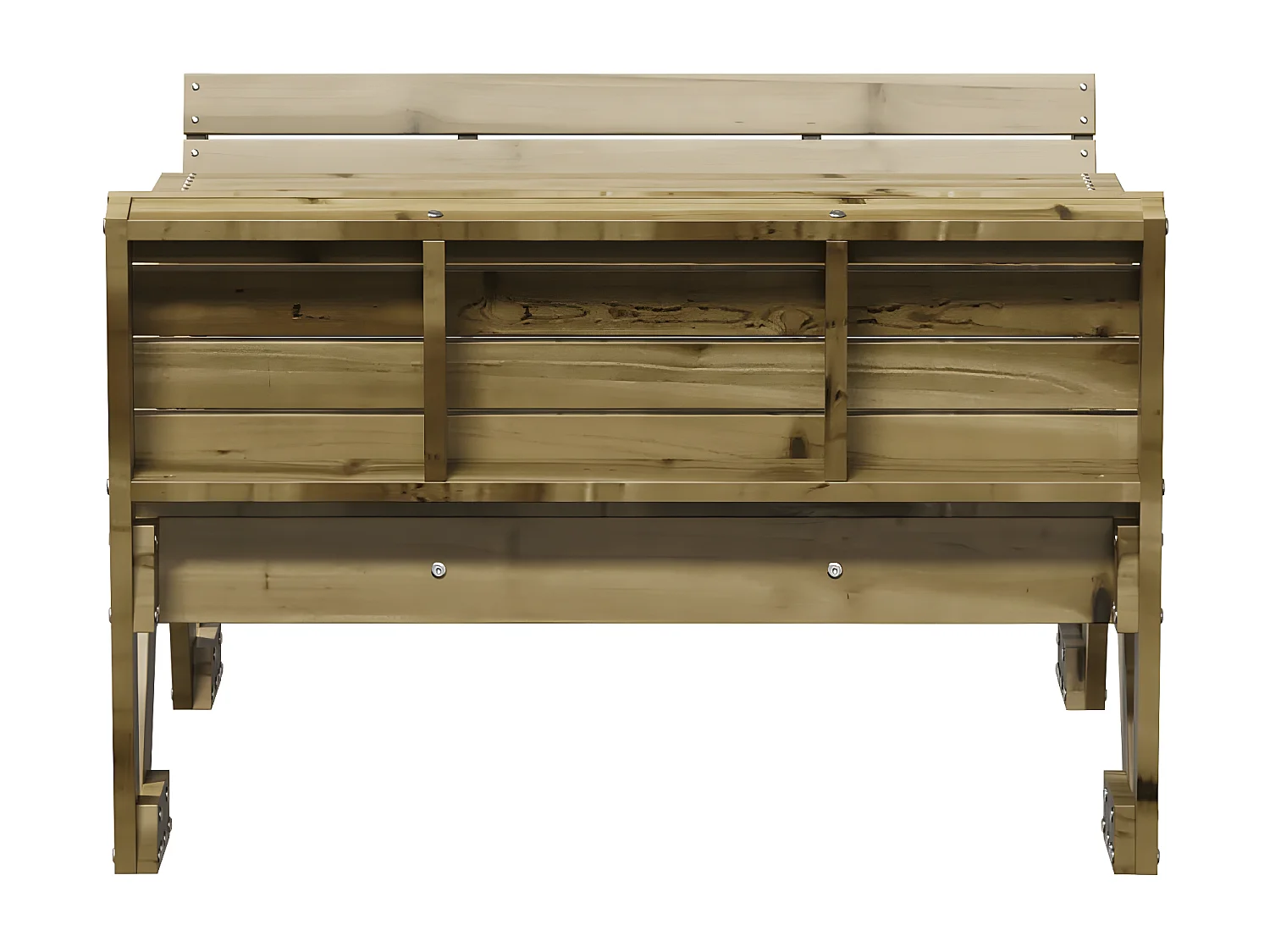 Velmi  Picknicktisch für Kinder 88x122x58 cm Imprägniertes Kiefernholz