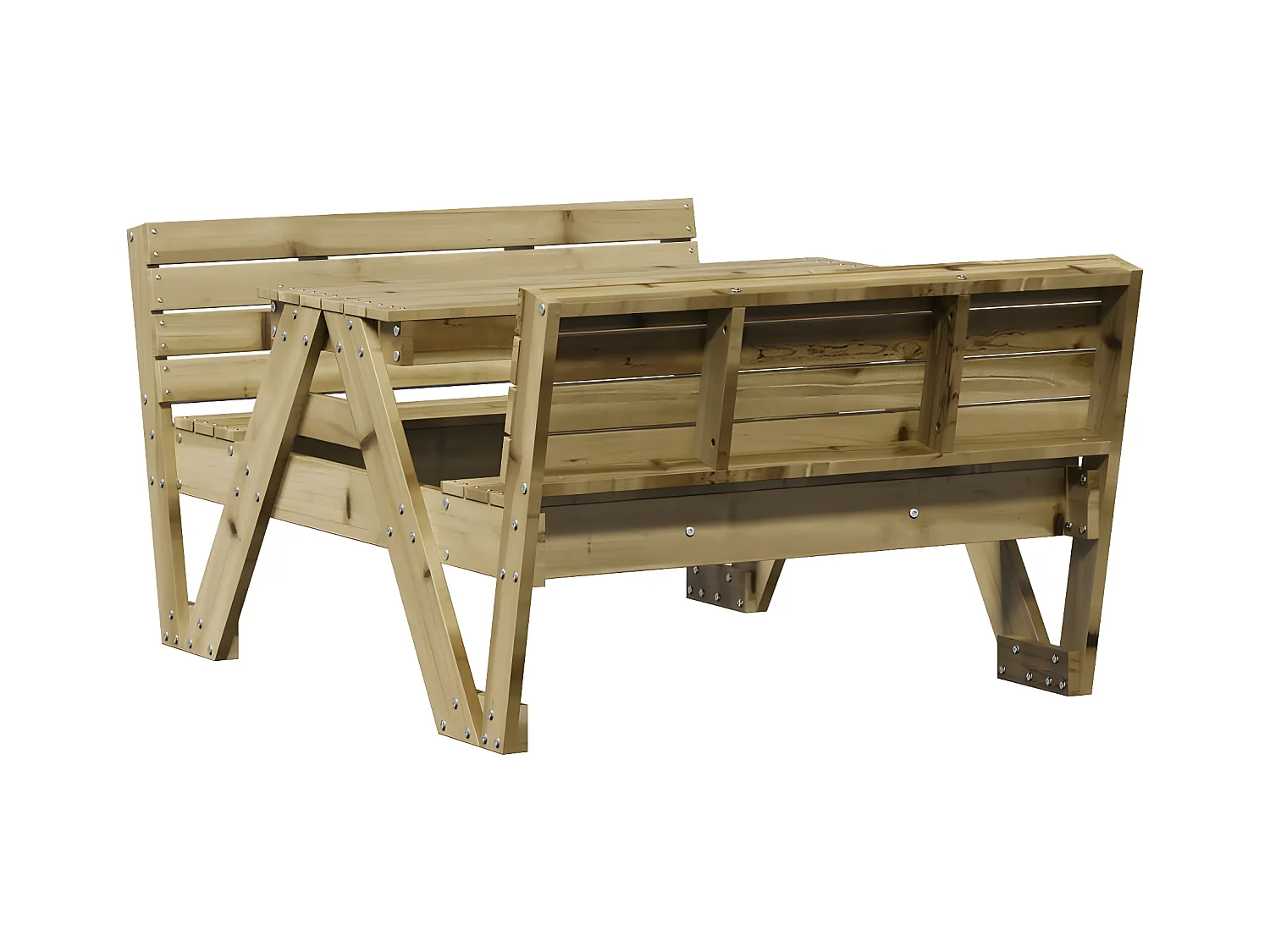 Velmi  Table de pique-nique pour enfants bois de pin imprégné