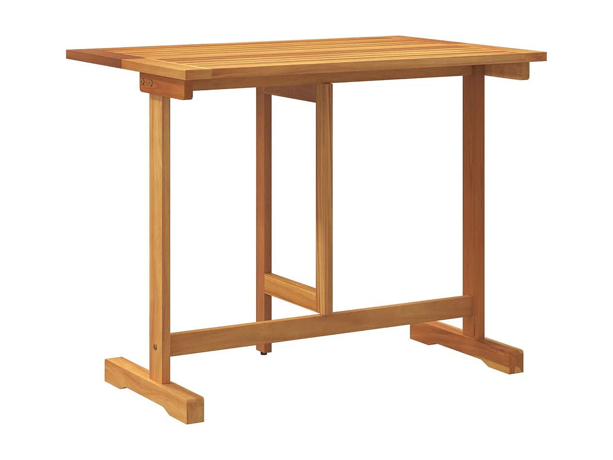 Hilarn  Balkontisch Klappbar 90x60x72 cm Massivholz Akazie