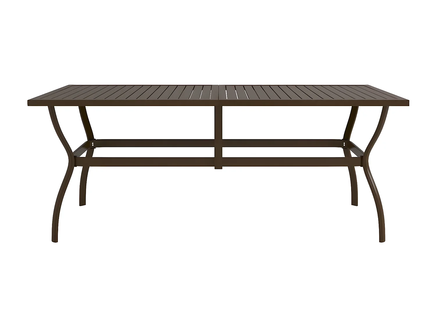 Finley  Tuintafel 190x80x72 cm staal bruin