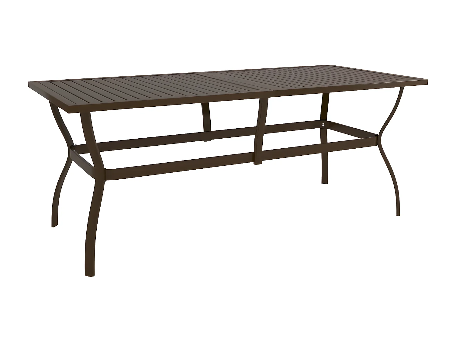 Finley  Tuintafel 190x80x72 cm staal bruin