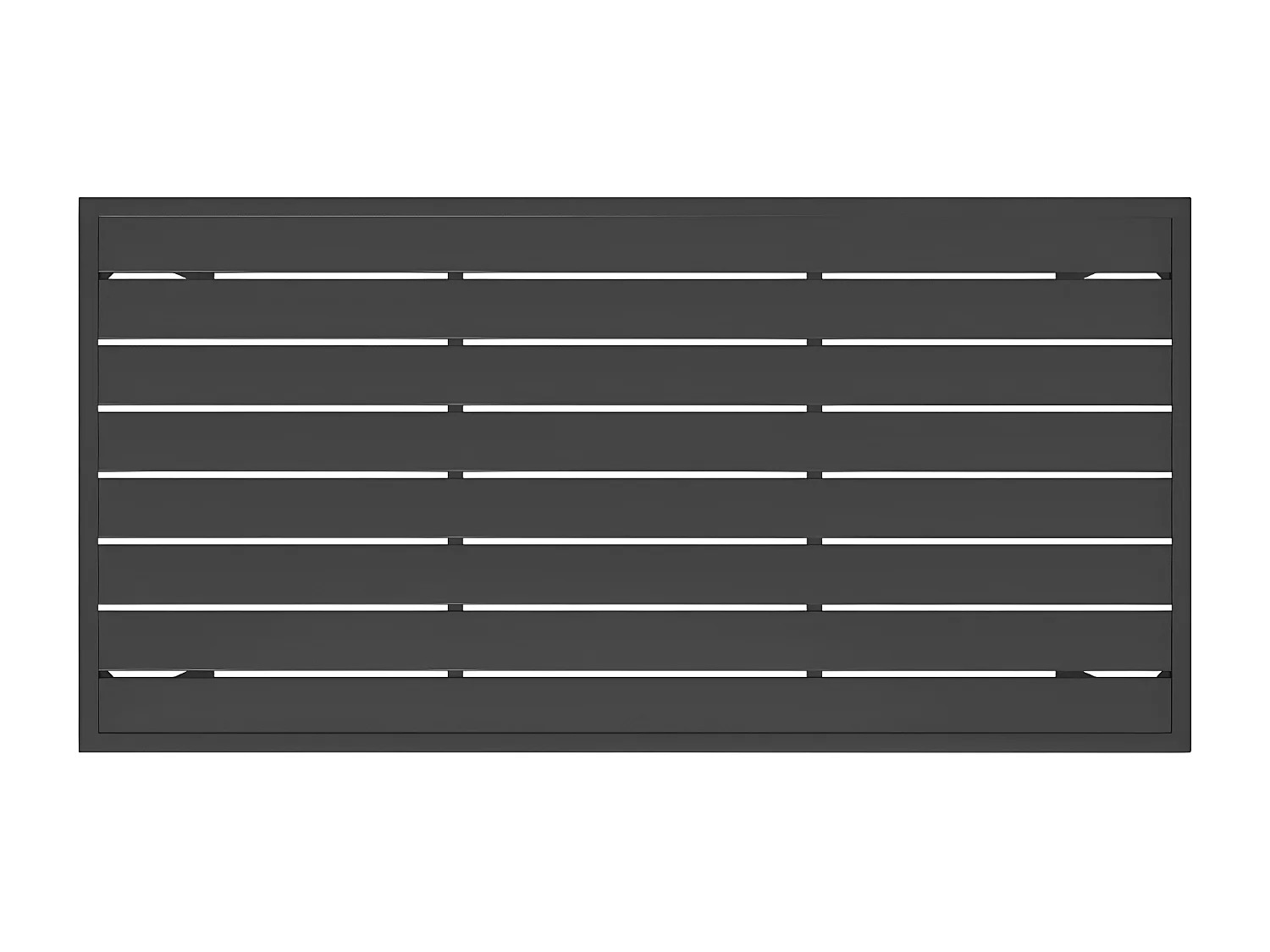 Ottar  Tuintafel 110x54x70 cm staal antracietkleurig