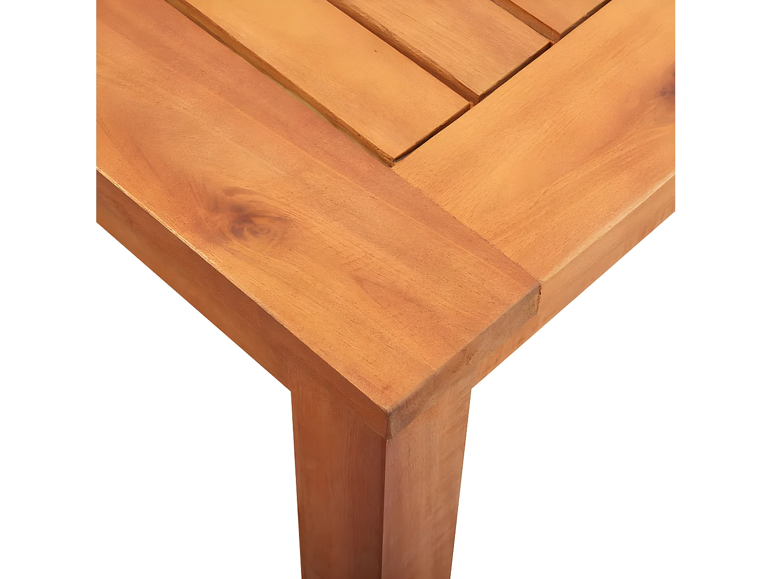 Eser  Tavolo da Giardino 150x90x74 cm in Legno Massello di Acacia