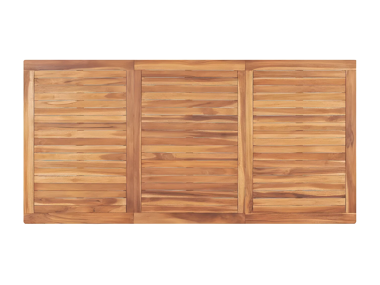 Yvlen  Garten-Esstisch 180x90x77 cm Massivholz Teak