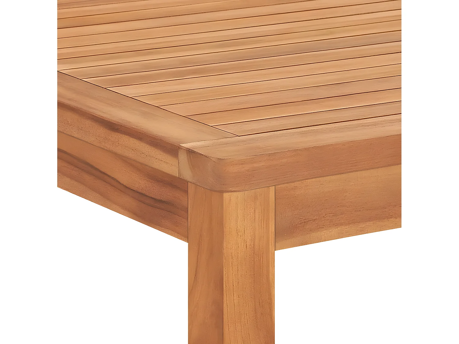 Yvlen  Garten-Esstisch 180x90x77 cm Massivholz Teak
