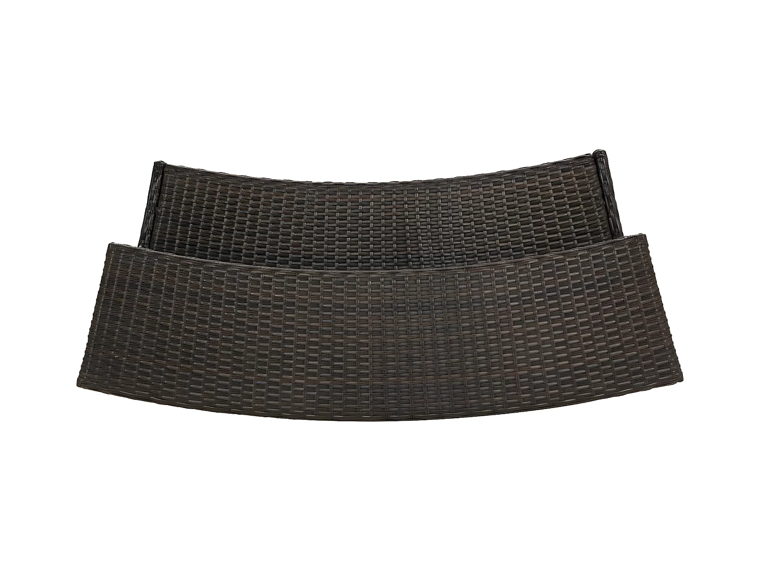 Farid  Tuinbartafel 120x55x110 cm poly rattan bruin