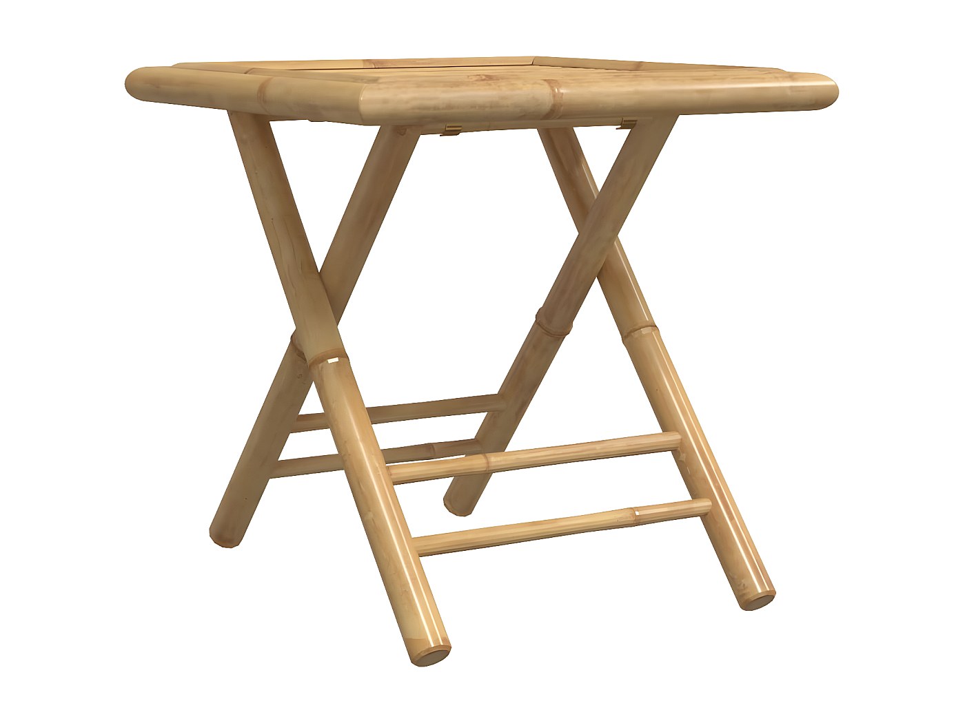 vidaXL Sedie da Giardino Pieghevoli 2 pz 43x54x88 cm in Bambù