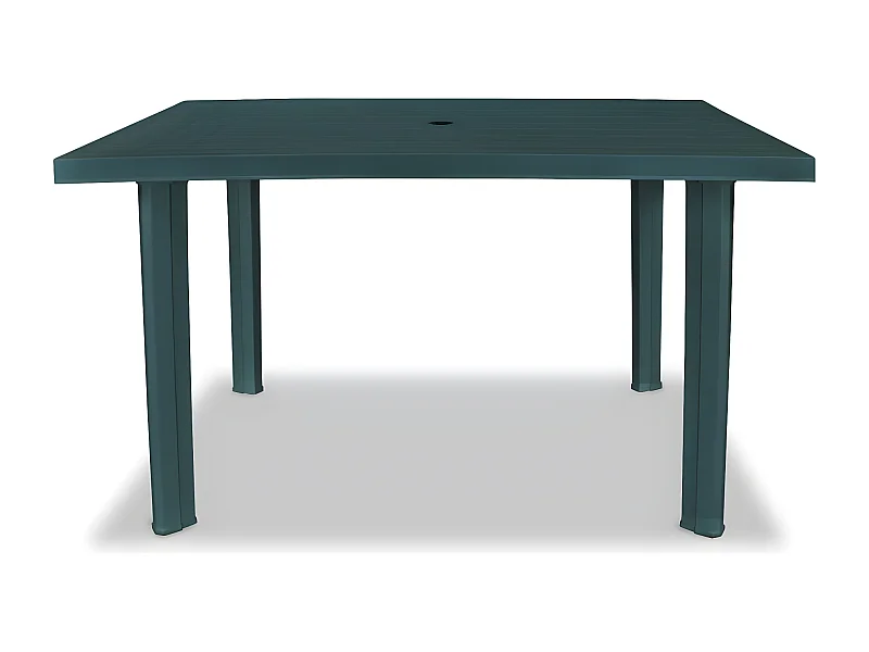 Taha  Table de jardin Vert 126 x 76 x 72 cm Plastique
