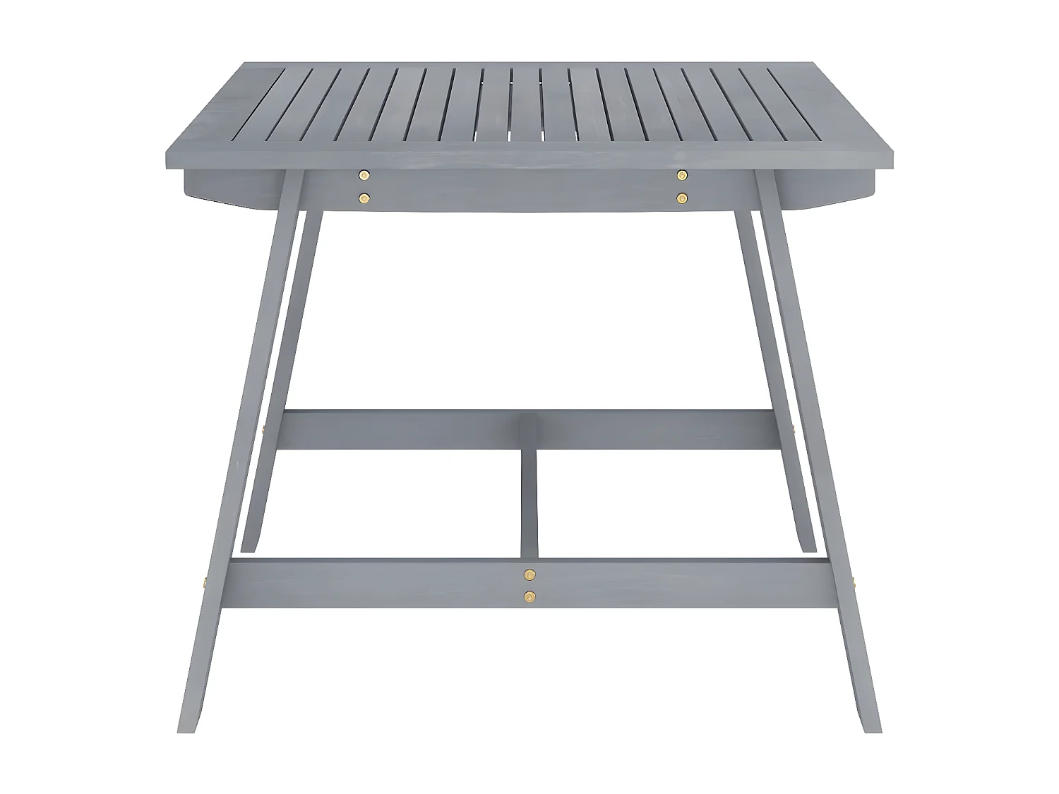 Rodney Blake  Tuintafel 88x88x74 cm massief acaciahout grijs