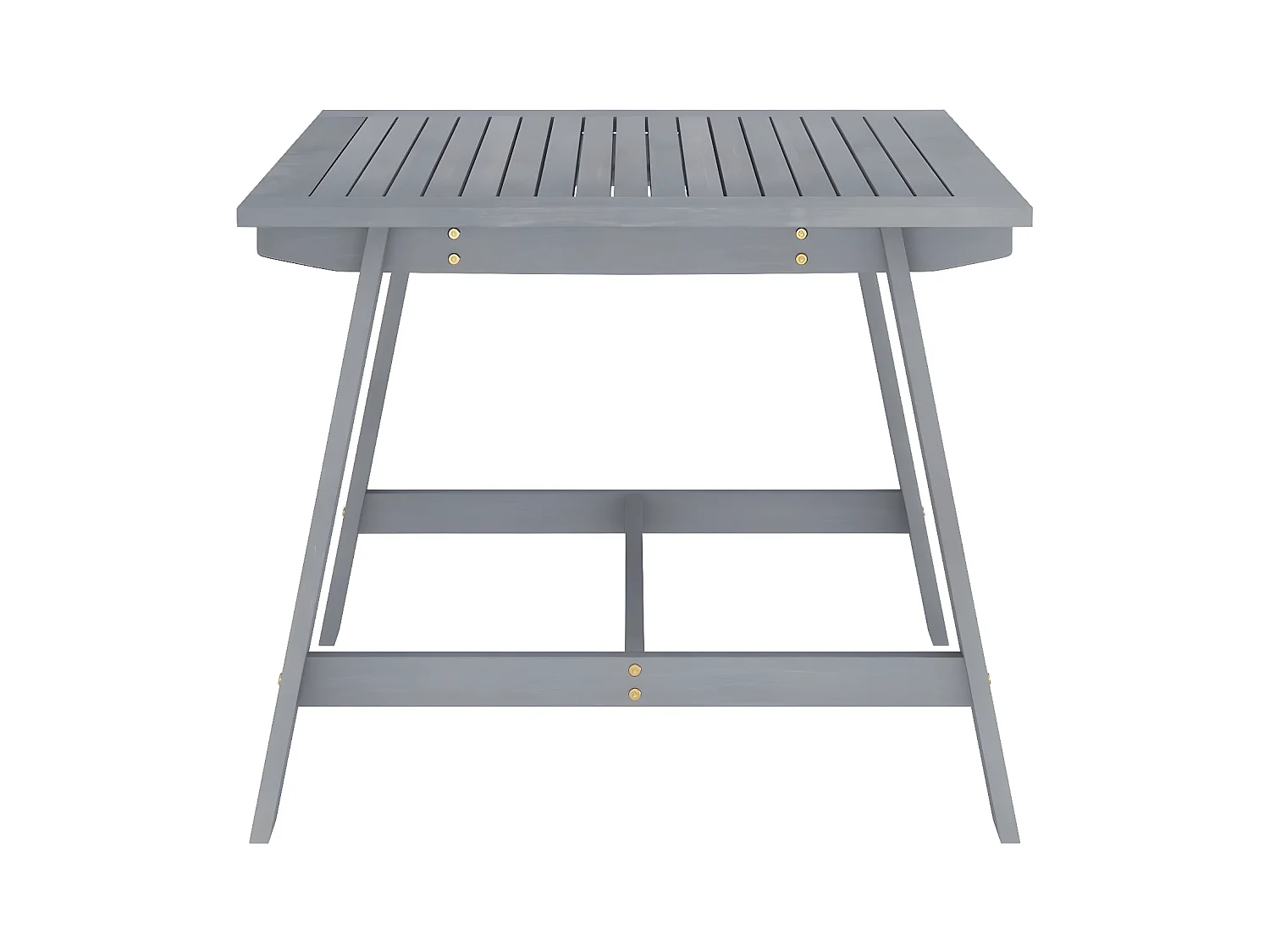 Rodney Blake  Tuintafel 88x88x74 cm massief acaciahout grijs