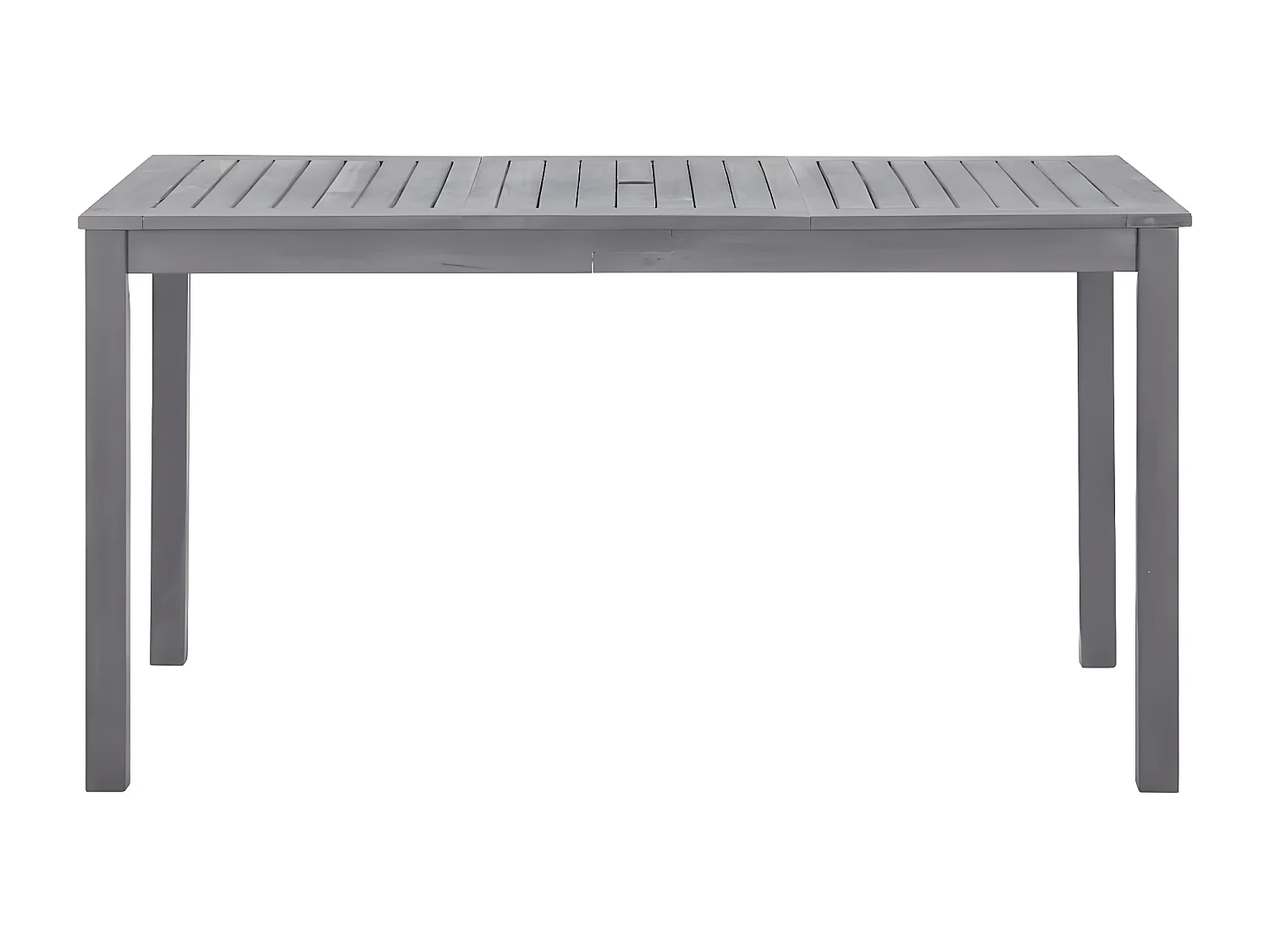 Mordric  Table de jardin Délavage gris 140x80x74 cm Bois d'acacia massif