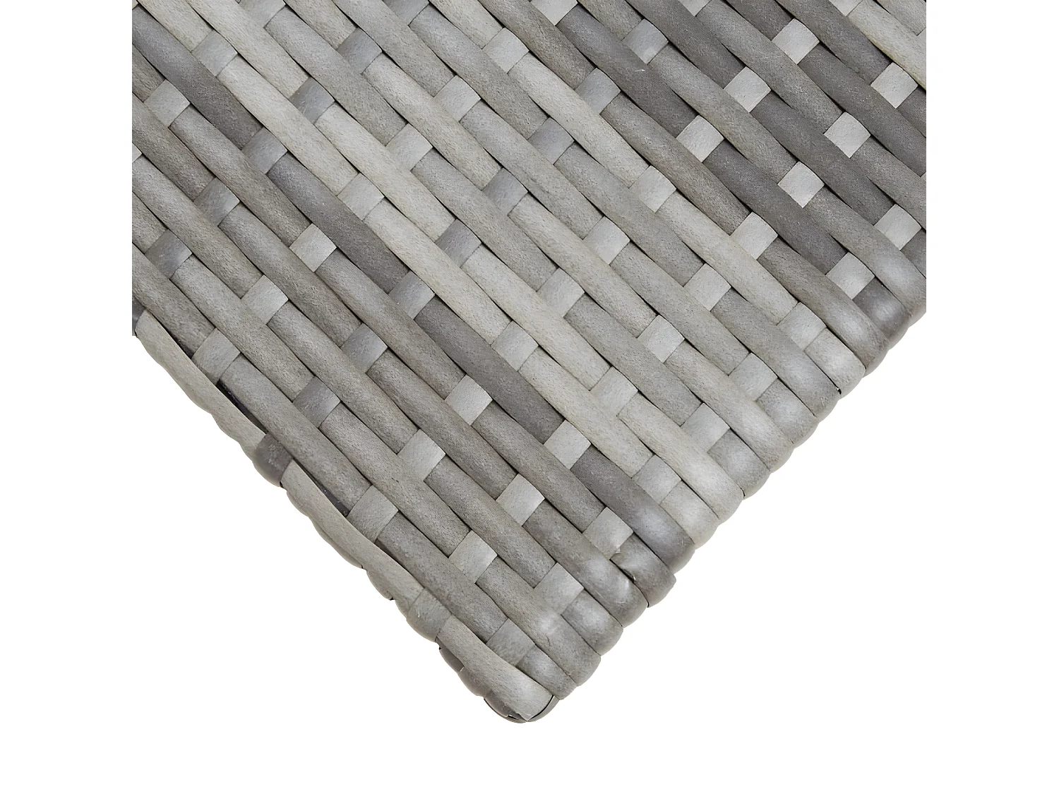 Thorvin  Theetafel 50x50x47 cm poly rattan grijs