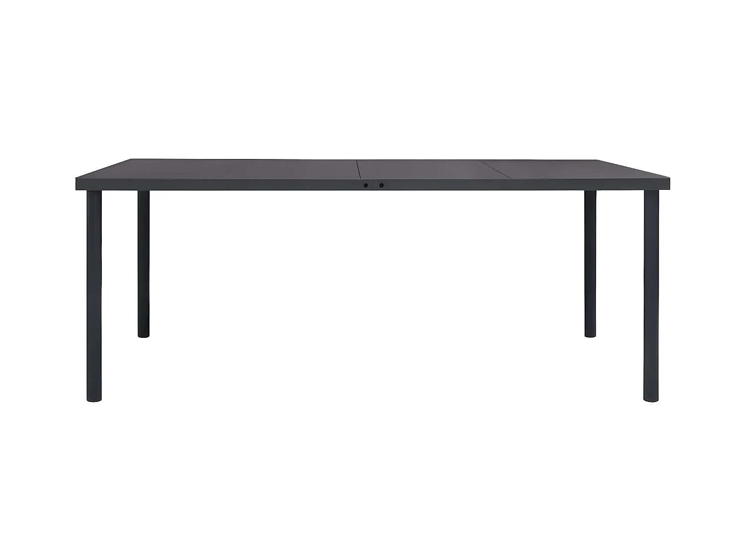 Brynlaug  Table à dîner d'extérieur Anthracite 190x90x74 cm Acier