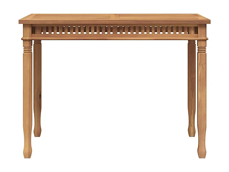 Yunus  Table à manger de jardin 110x65x80 cm bois de teck solide