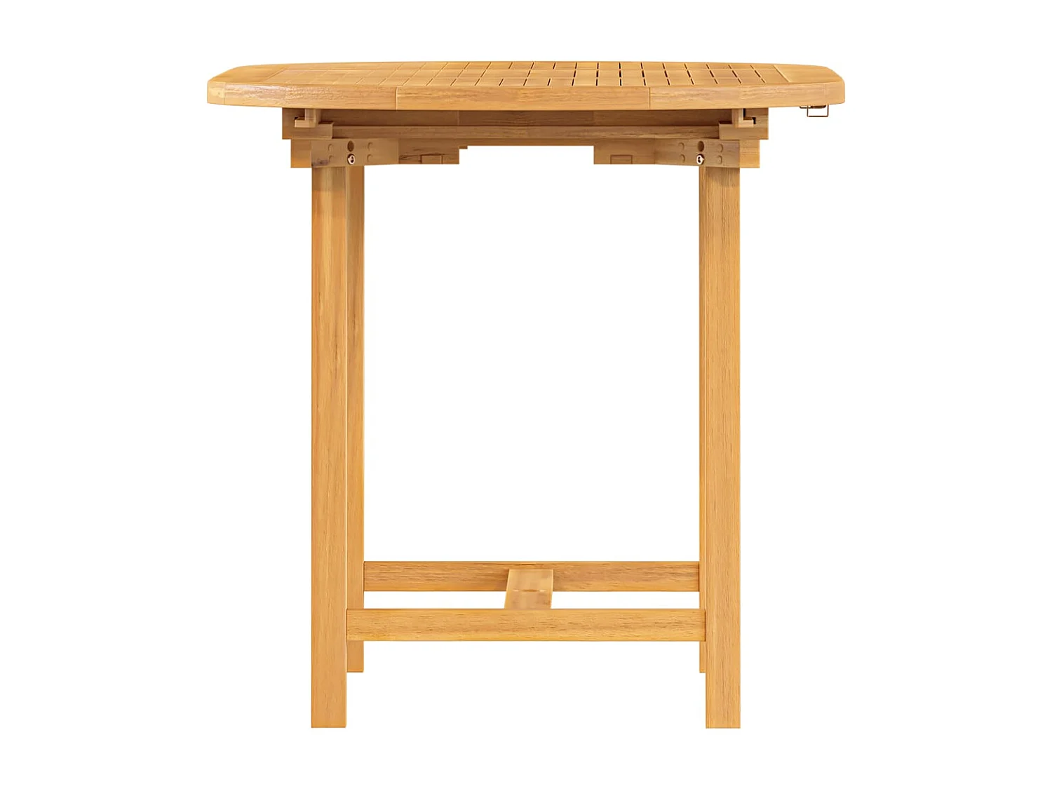 Sylanor  Table extensible de jardin 110-160x80x75 cm bois de teck solide