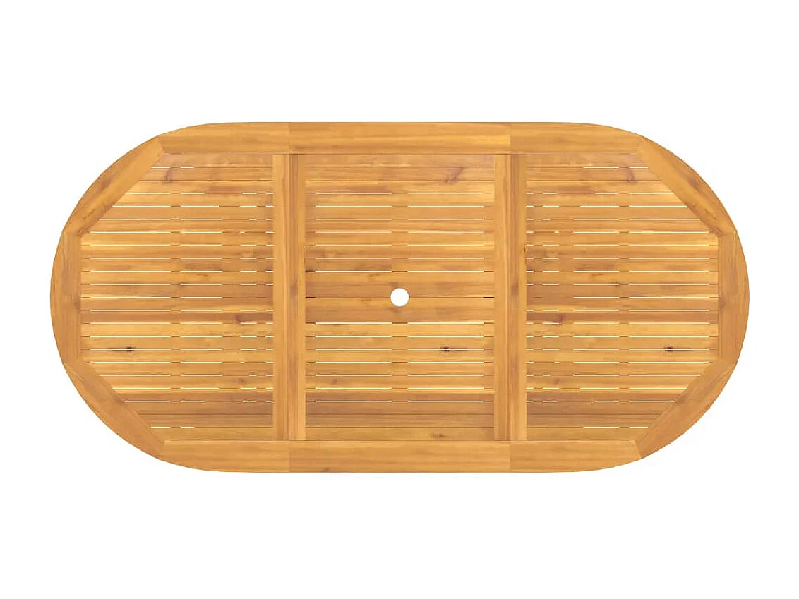 Sylanor  Table extensible de jardin 110-160x80x75 cm bois de teck solide