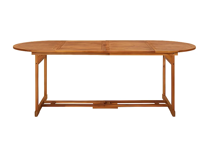 Liseleje  Mesa de comedor jardín 220x90x75 cm madera maciza de acacia