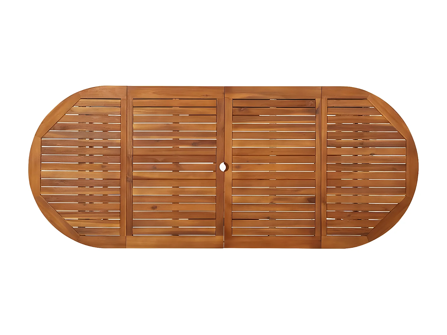 Liseleje  Tuintafel 220x90x75 cm massief acaciahout