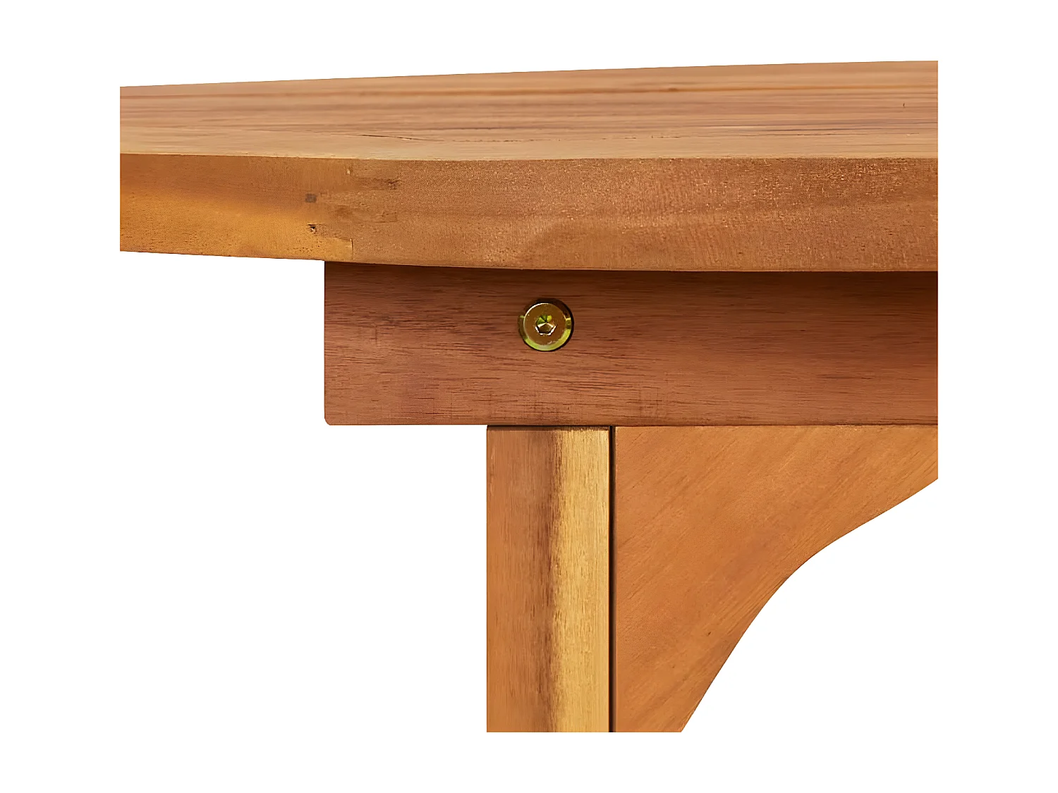 Liseleje  Tuintafel 220x90x75 cm massief acaciahout