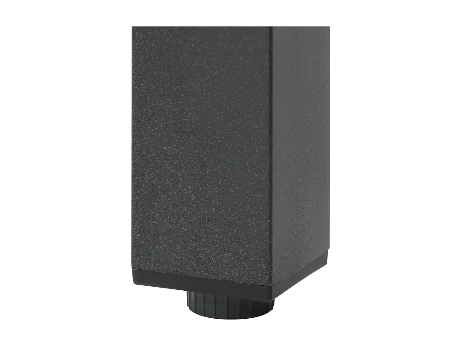 Xendel  Tuintafel 150x90x74 cm aluminium en glas zwart