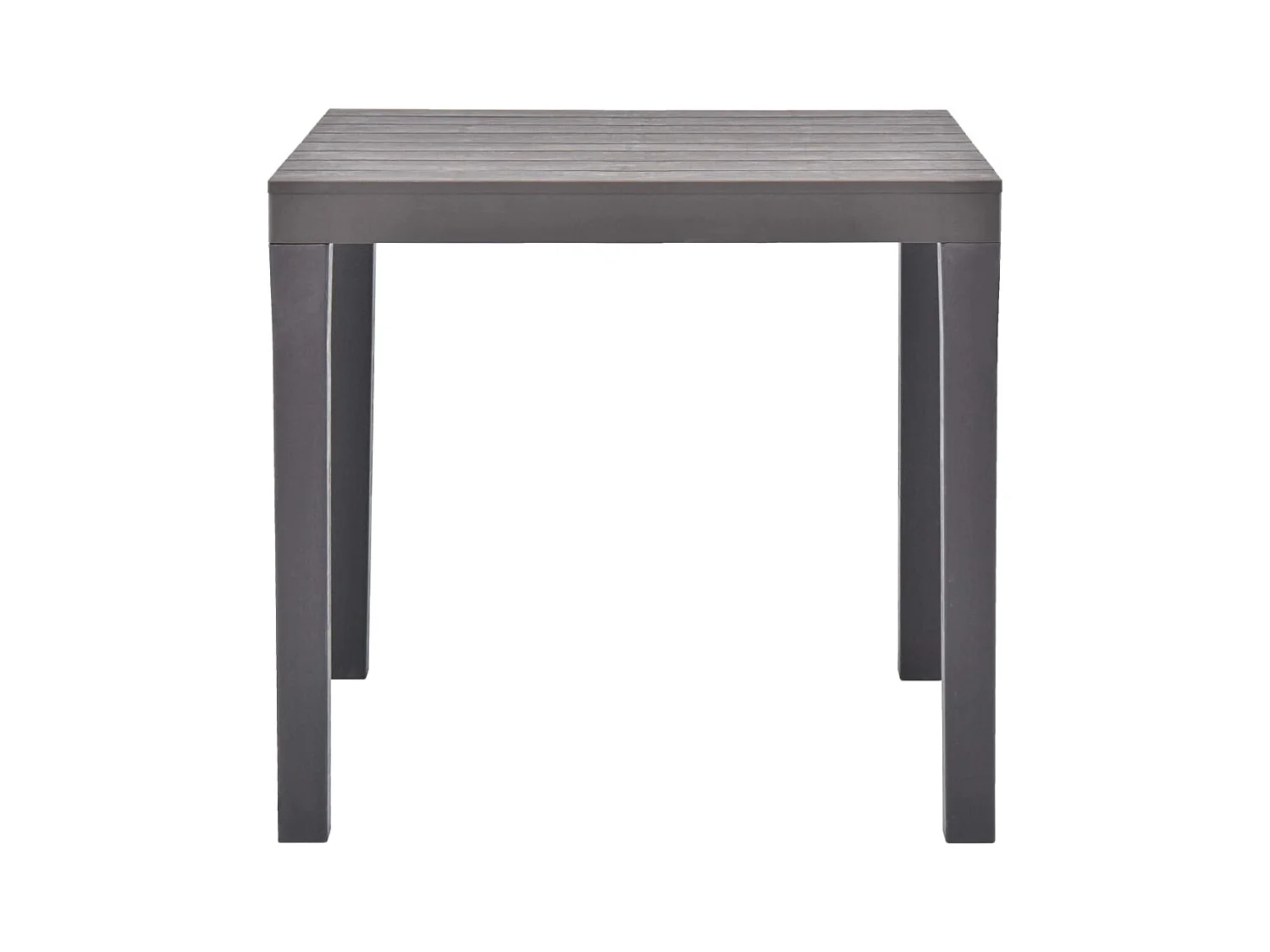 Jean-Fabrice  Tuintafel 78x78x72 cm kunststof mokka