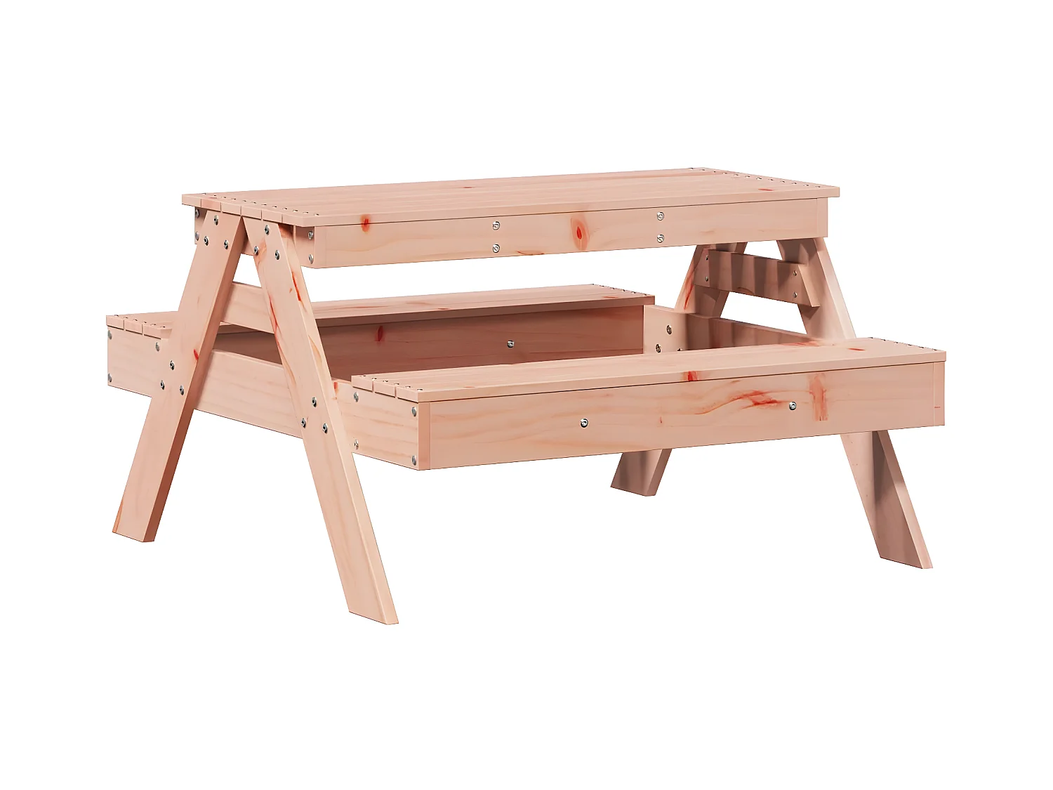 Quindel  Table de pique-nique pour enfants bois massif de douglas