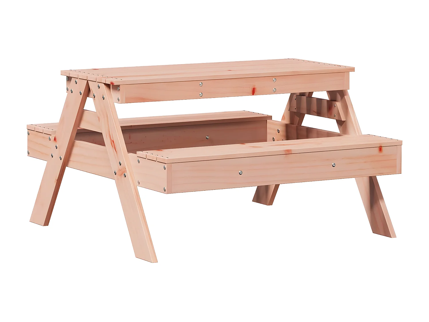 Quindel  Table de pique-nique pour enfants bois massif de douglas