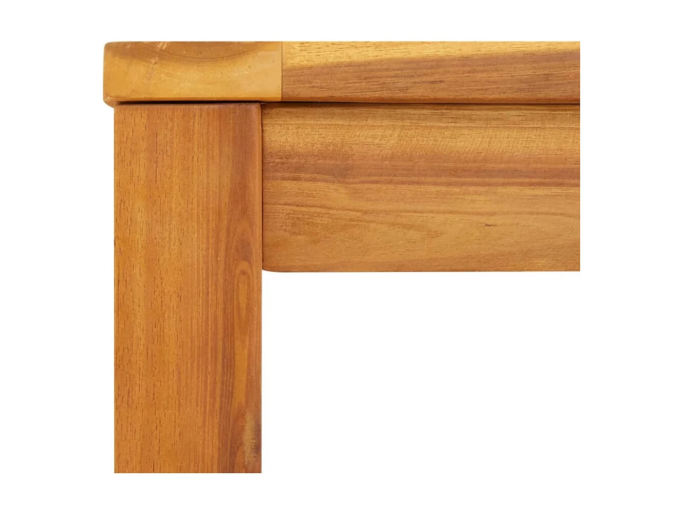 Amiens  Tavolo da Pranzo da Giardino 110x55x75 cm Legno Massello Acacia